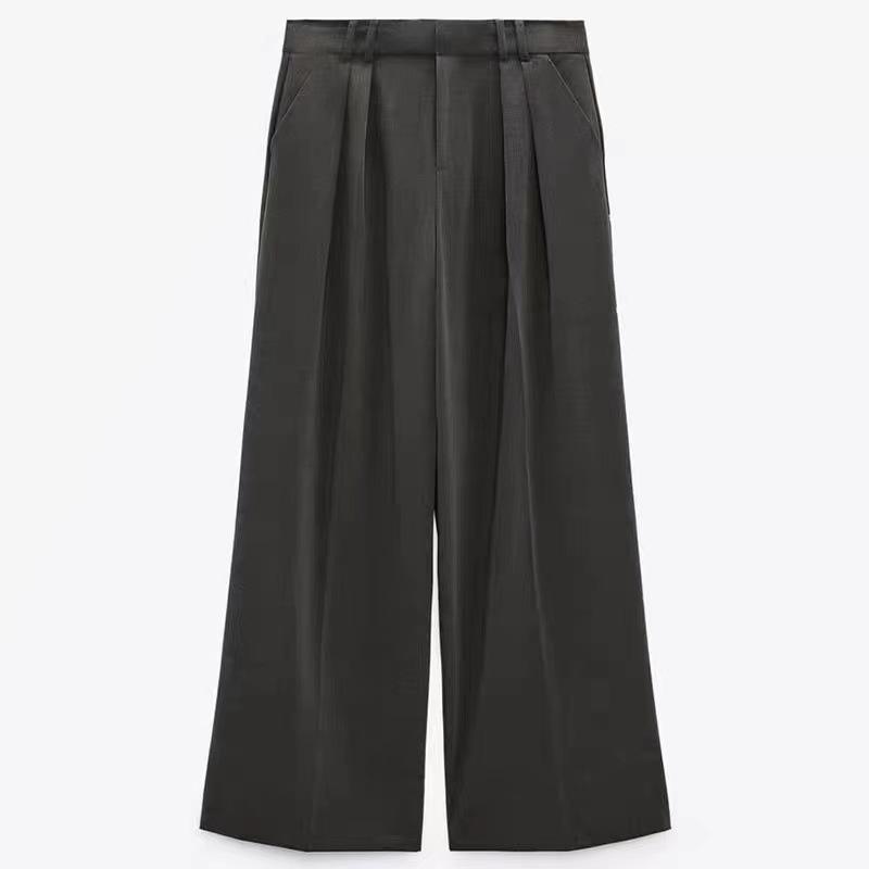 Shorts | Pantalon raccourci évasé en cachemire à plis – Femme Shorts Femme