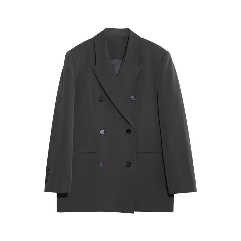 Vestes et Manteaux | Blazer à double boutonnage en serge de laine Timoty – Femme Vestes et Manteaux Femme